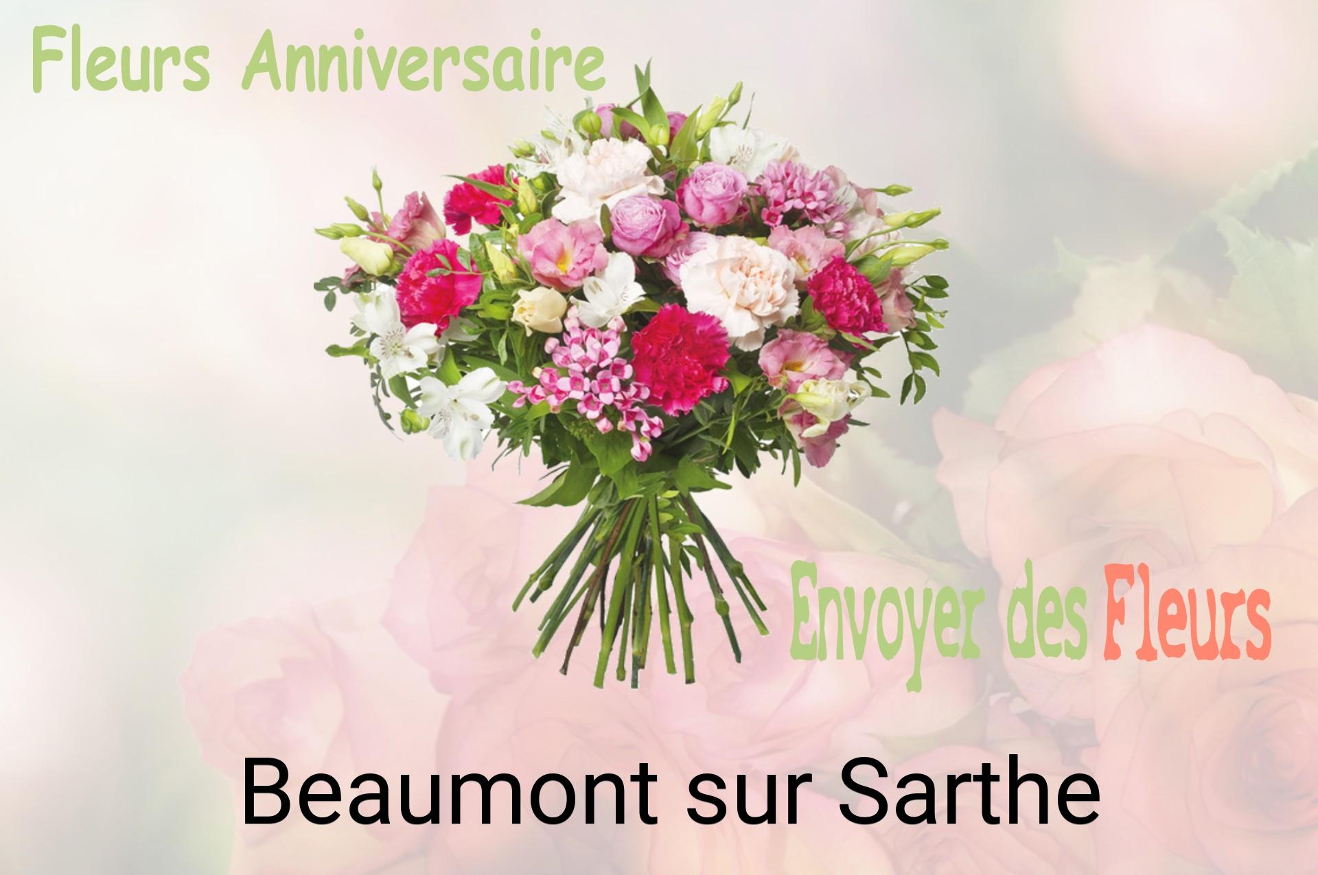 Bouquet de fleurs d’anniversaire livré à Beaumont-sur-Sarthe