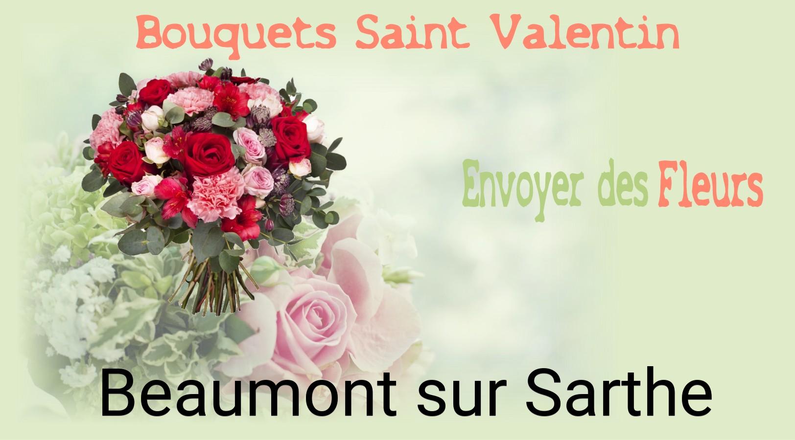 Roses de Saint-Valentin livrées à Beaumont-sur-Sarthe